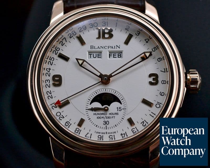 Image of Blancpain Complete Calendar Moon Phase Hunter 18K Rose Gold