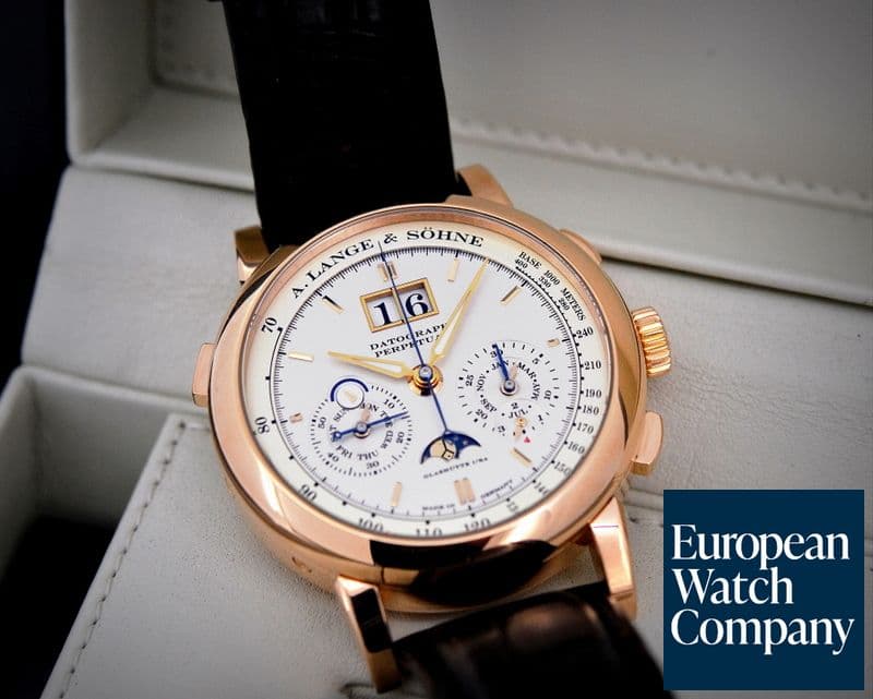 Image of A. Lange and Sohne Datograph Perpetual Calendar Chronograph 18K Rose Gold 