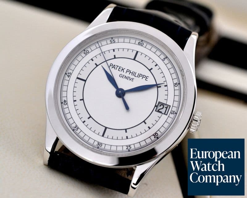 Image of Patek Philippe Calatrava 18K White Gold Sector Dial 