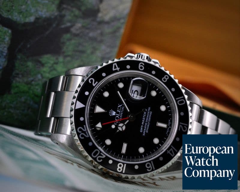 Image of Rolex GMT Master II Black Bezel SS