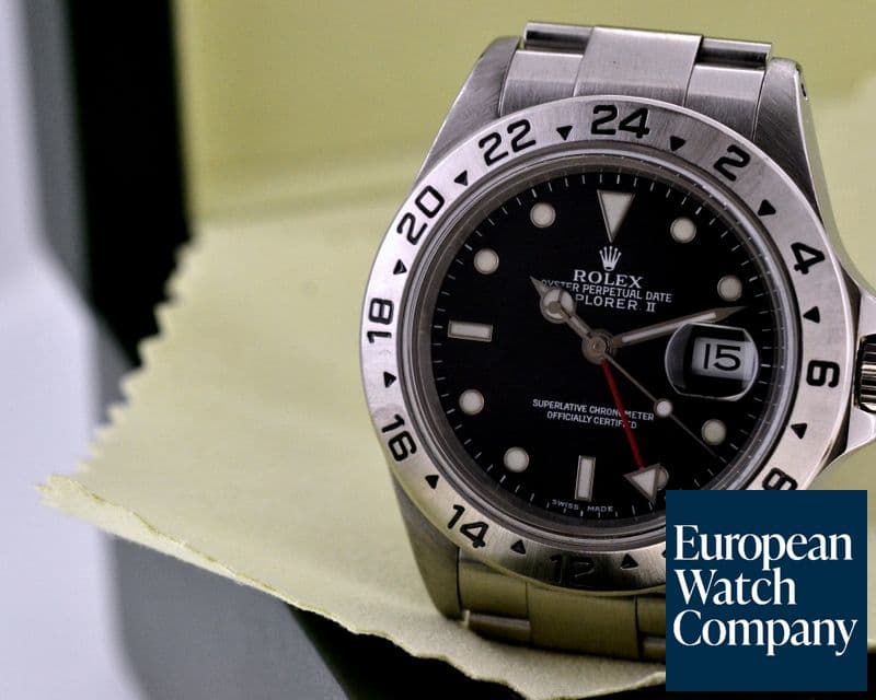 Image of Rolex Explorer II SS Black Dial 