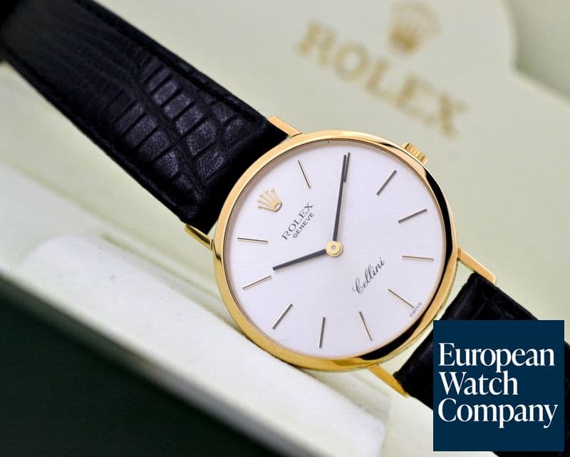 Image of Rolex Cellini 18K Yellow Gold Silver Dial 