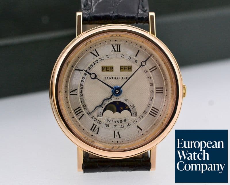 Image of Breguet Serpentine Triple Date Moon 18K Rose Gold
