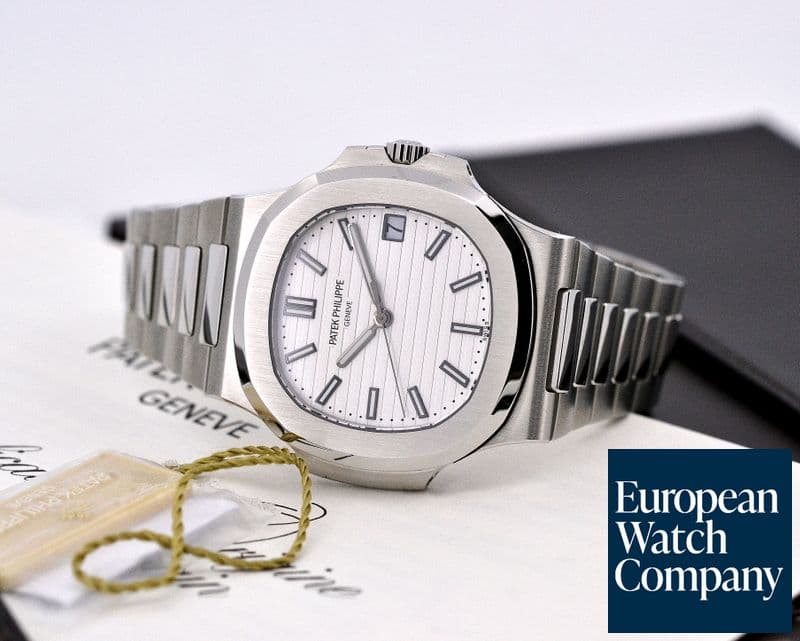 Image of Patek Philippe Jumbo Nautilus White Dial SS / SS 