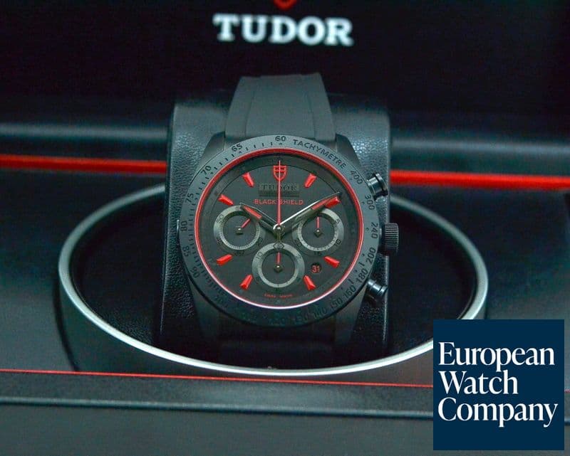 Image of Tudor Fastrider Black Shield Ceramic 