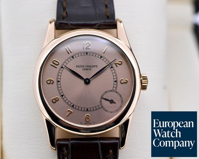 Image of Patek Philippe Calatrava Automatic 18K Rose Gold / Pink Dial