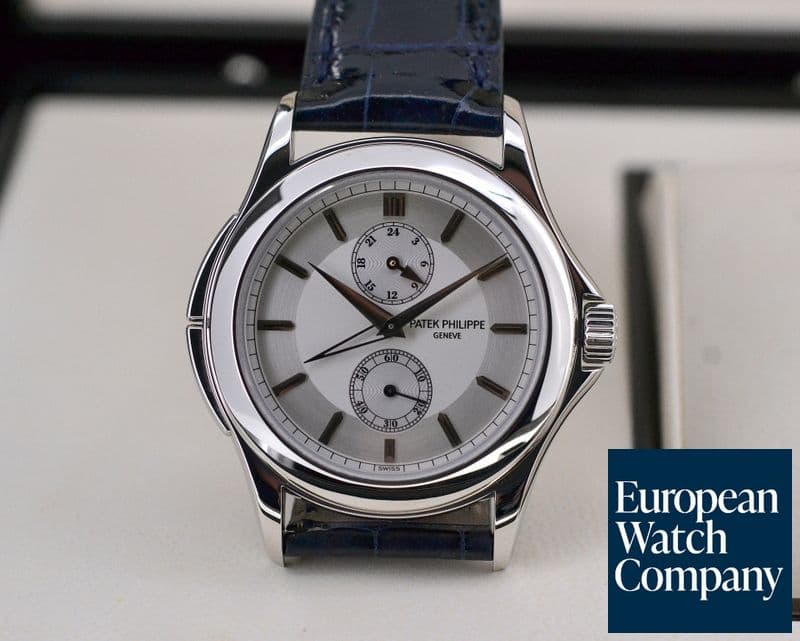Image of Patek Philippe Travel Time Manual Silver Dial Platinum 