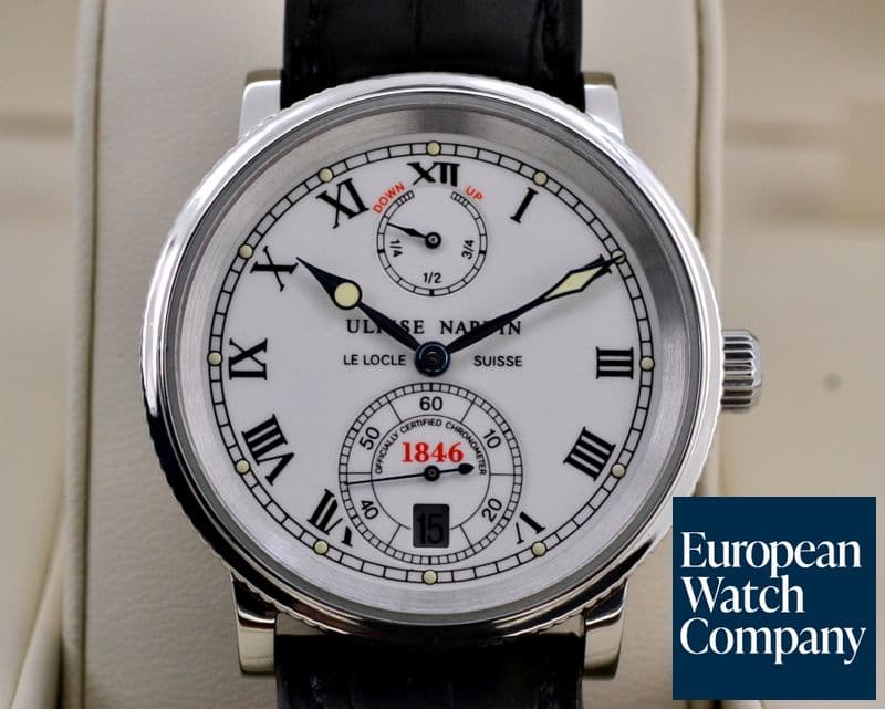 Image of Ulysse Nardin Marine Chronometer 1846 SS White Dial 35MM