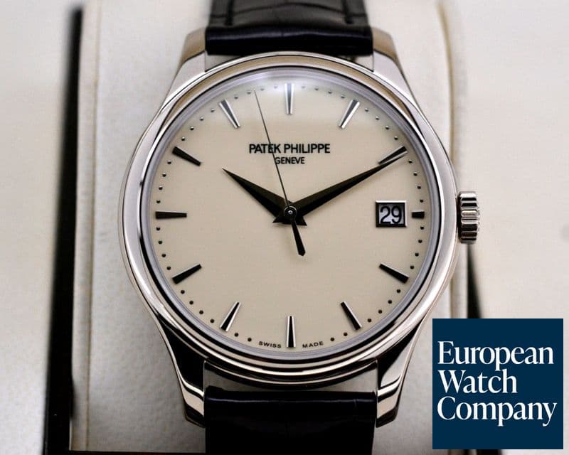 Image of Patek Philippe Calatrava Automatic Ivory Dial 18K White Gold 