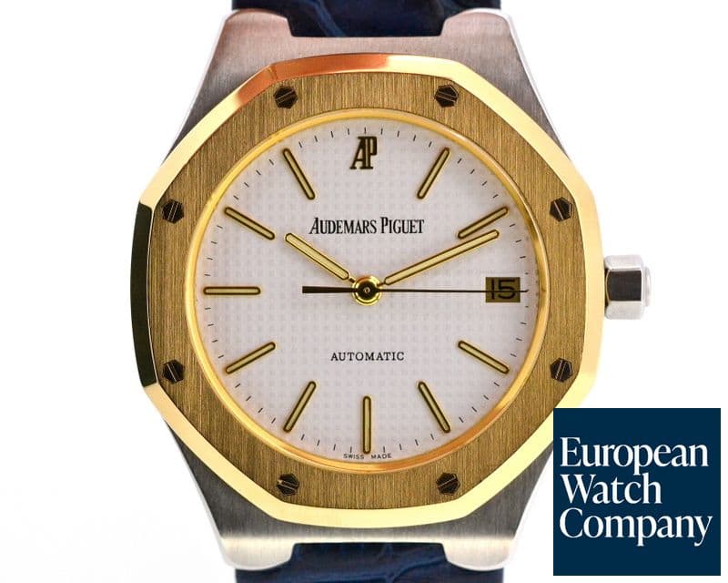 Image of Audemars Piguet Royal Oak Cuir Automatic 18K Yellow Gold / SS 