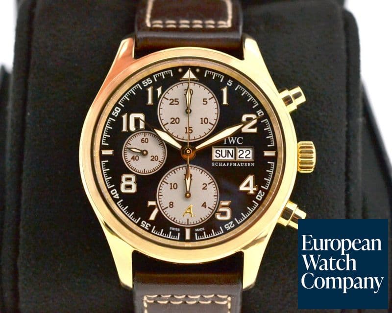 Image of IWC Pilot Chronograph Antoine de Saint Exupery 18K Rose Gold