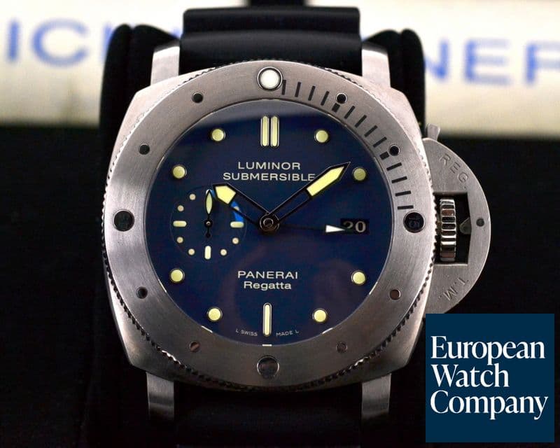 Image of Panerai Luminor Submersible Regatta 3 Day GMT
Blue Dial
