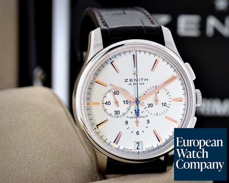 Image of Zenith Captain Chronograph SS / Silver Dial 