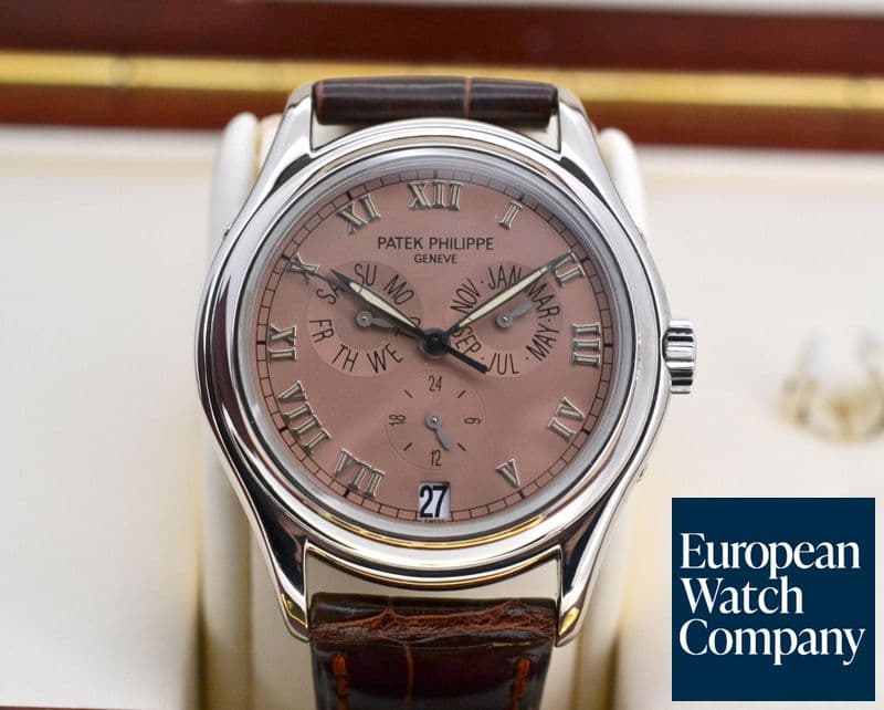 Image of Patek Philippe Annual Calendar 18K White Gold Salmon Dial 