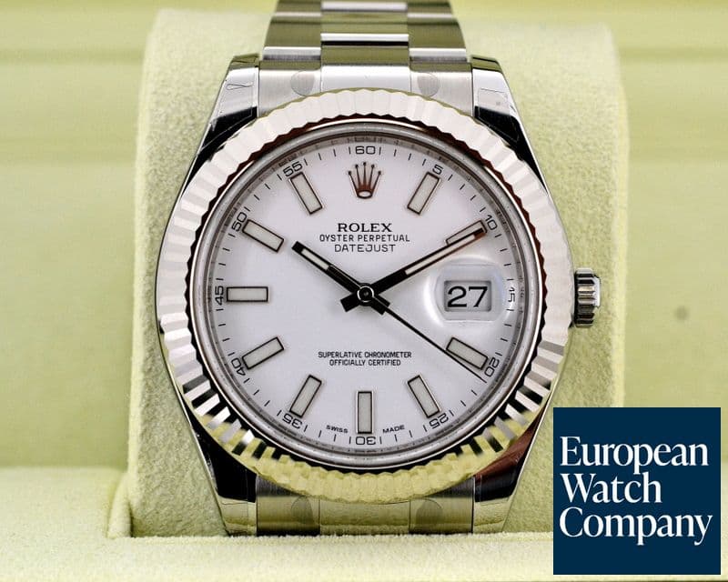 Image of Rolex Datejust II White Stick Dial SS  