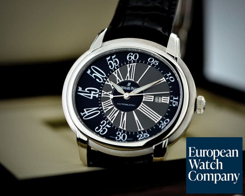 Image of Audemars Piguet Millenary Automatic 18K White Gold Black Dial