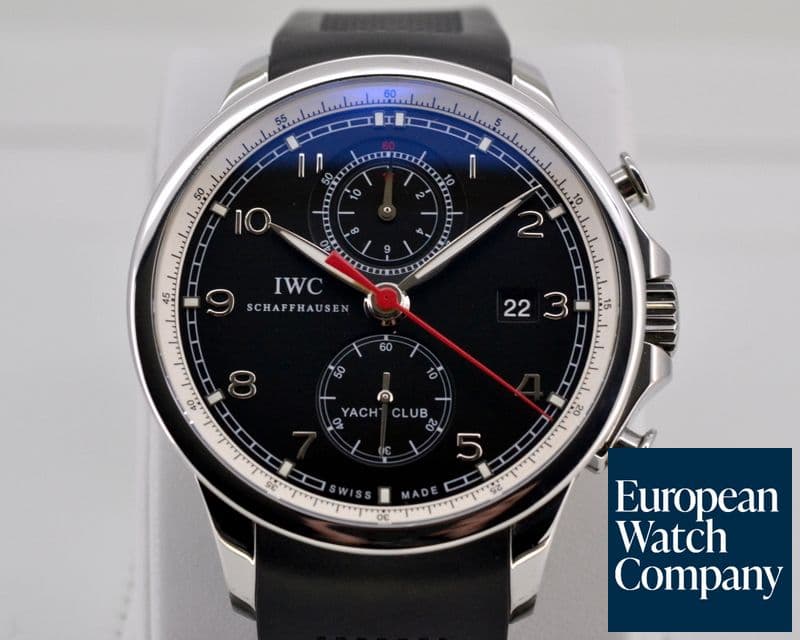 Image of IWC IWC Portuguese Yacht Club Flyback SS Black Dial