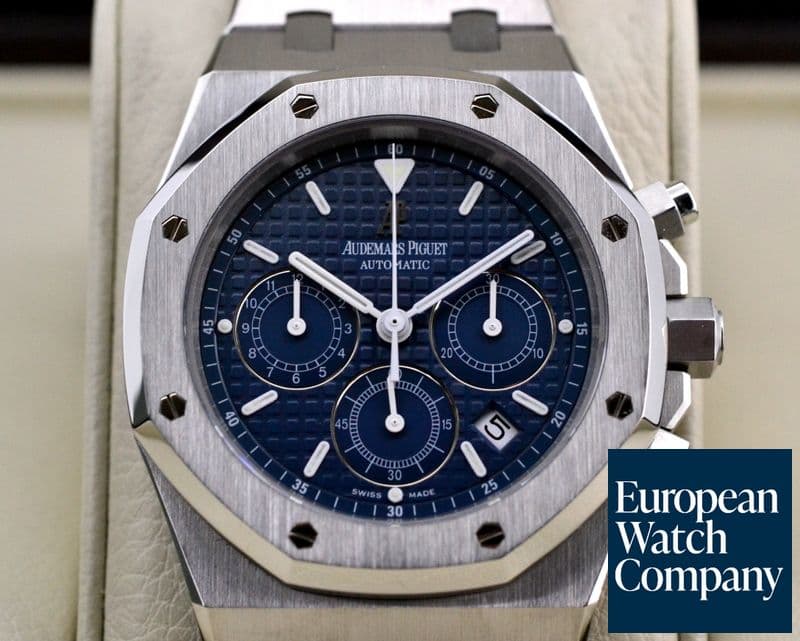Image of Audemars Piguet Royal Oak Chronograph Blue Dial SS / SS 