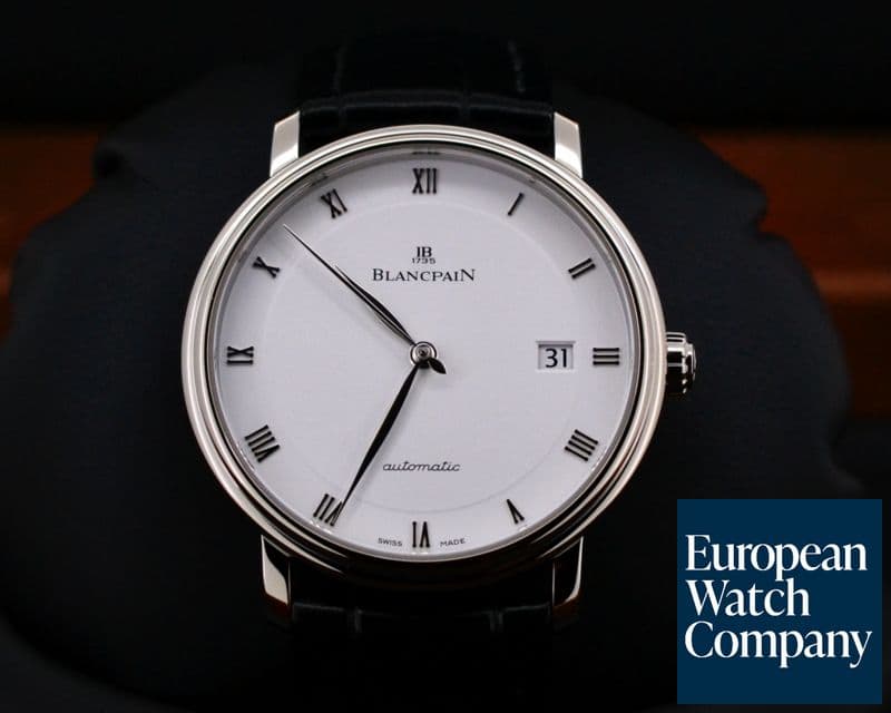 Image of Blancpain Ultra Slim White Dial Automaitc SS