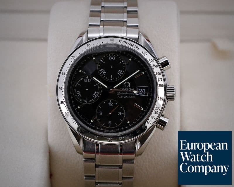 Image of Omega Speedmaster Chronograph Black Dial SS