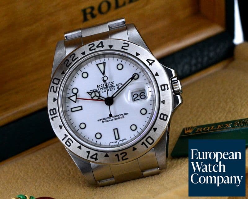 Image of Rolex Explorer II White Dial 