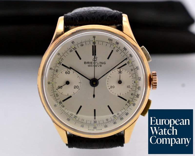 Image of Breitling Vintage 760 Chronograph 18K Rose Gold