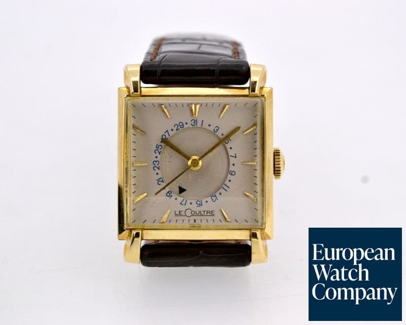Image of Jaeger LeCoultre Vintage Square Calendar 10K Gold Filled