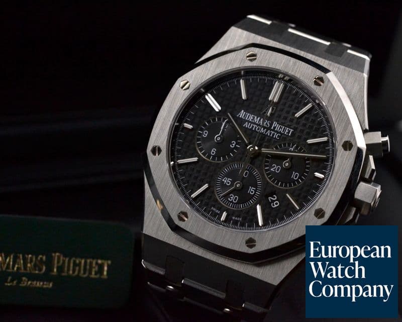 Image of Audemars Piguet Royal Oak Chronograph Black Dial SS 41MM