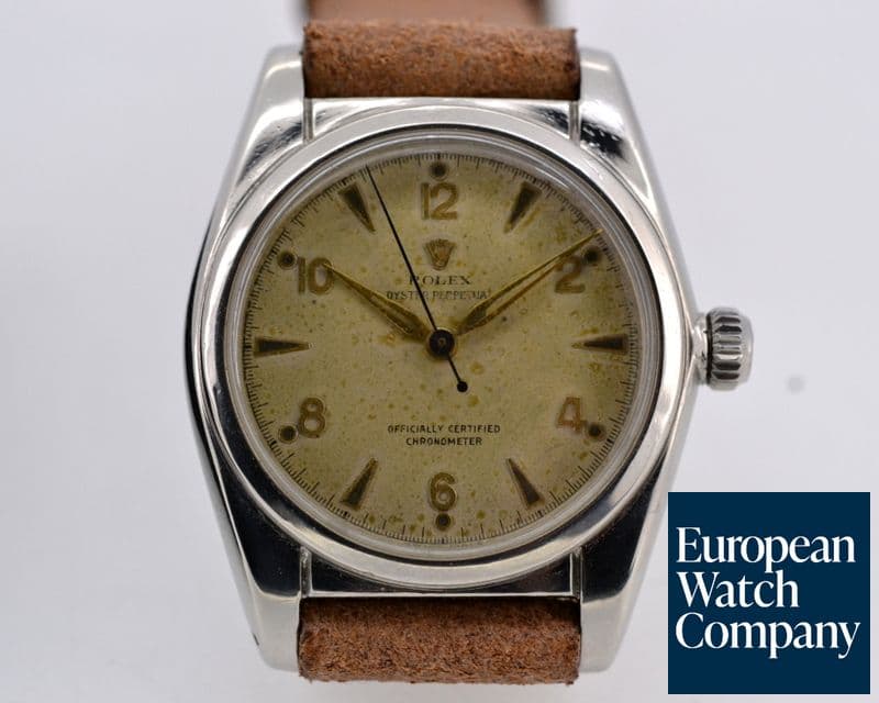 Image of Rolex Bubbleback 6050 SS