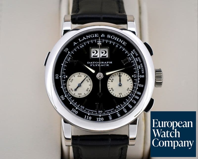 Image of A. Lange and Sohne Datograph Flyback Platinum / Deployant Buckle
