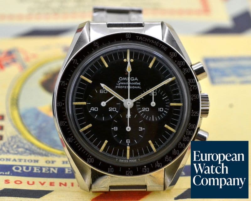 Image of Omega Speedmaster Pre Moon SS Unpolished