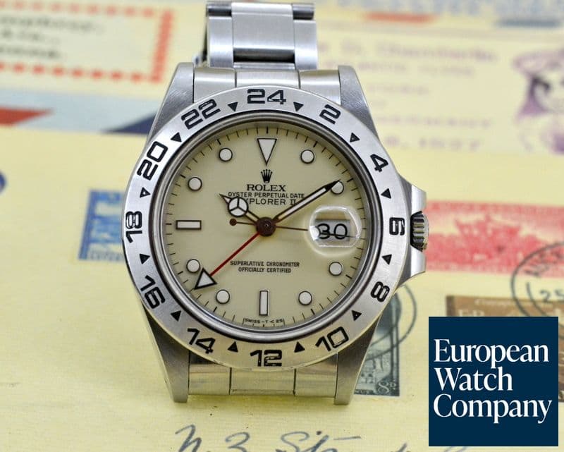 Image of Rolex Explorer II "Cream" Dial SS / SS