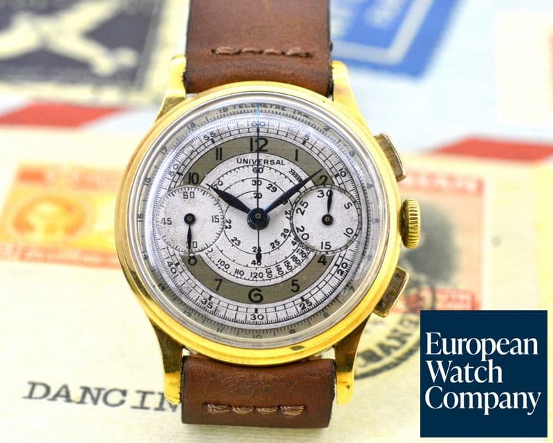 Image of Universal Geneve Universal Geneve Chronograph 18K Yellow Gold