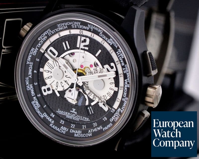 Image of Jaeger LeCoultre AMVOX5 World Chonograph Aston Martin Ceramic / Titanium