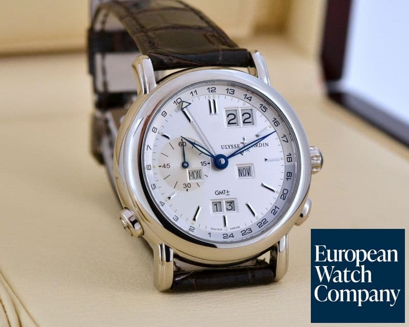 Image of Ulysse Nardin GMT Perpetual Calendar 18K White Gold 38MM