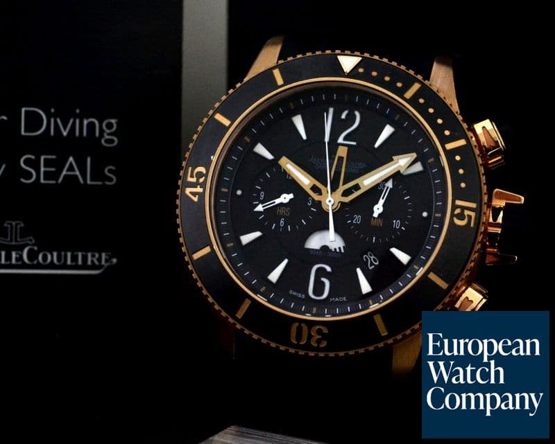 Image of Jaeger LeCoultre Master Compressor Diving Navy Seals Chronograph 18K Rose Gold


