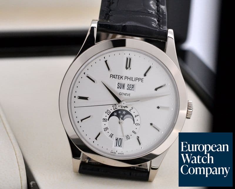 Image of Patek Philippe Annual Calendar Silver Dial 18K White Gold 