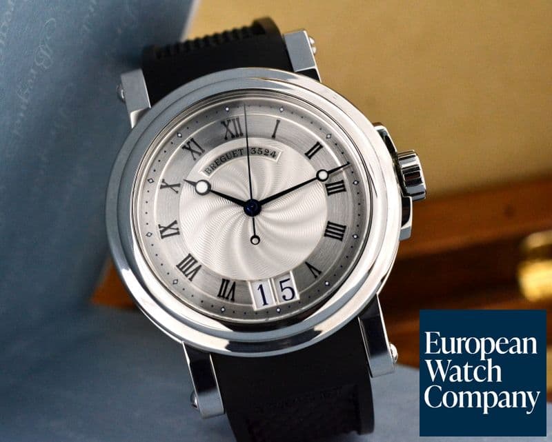 Image of Breguet Marine Big Date SS / Rubber