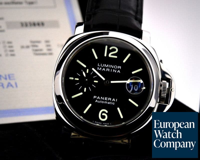 Image of Panerai Luminor Automatic SS Black Dial 
