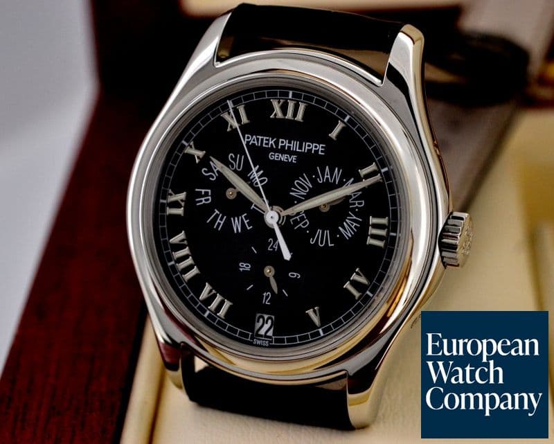 Image of Patek Philippe Annual Calendar Black Dial Platinum 