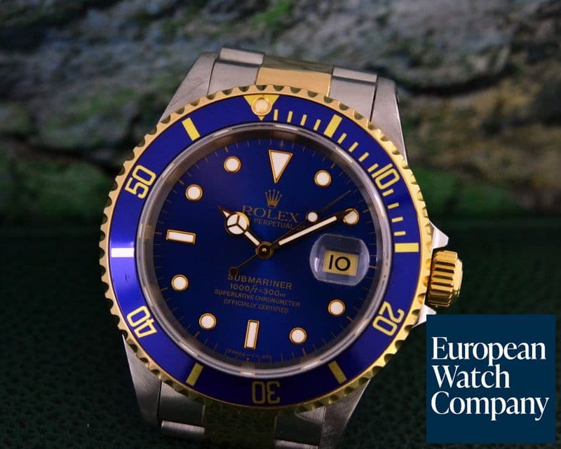 Image of Rolex Submariner Blue Dial SS / 18K