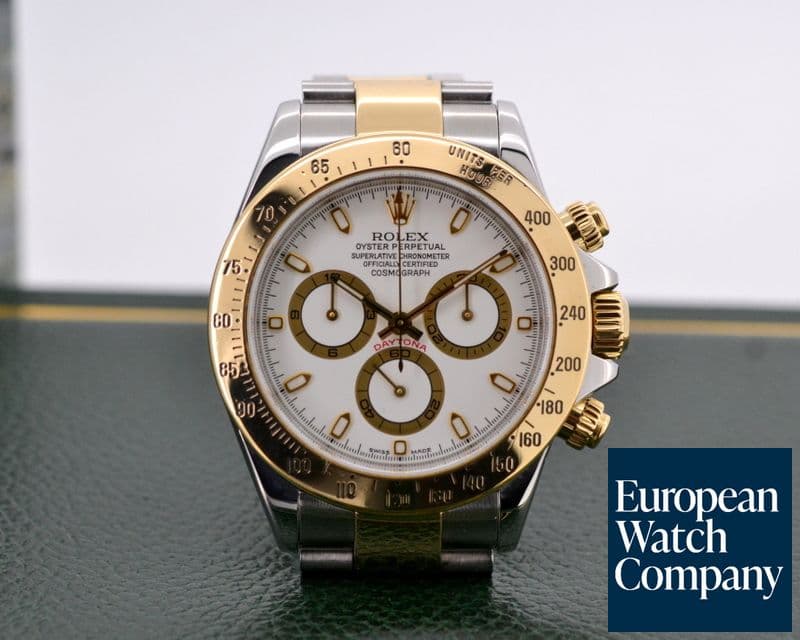 Image of Rolex Daytona White Dial 18K Yellow Gold / SS 