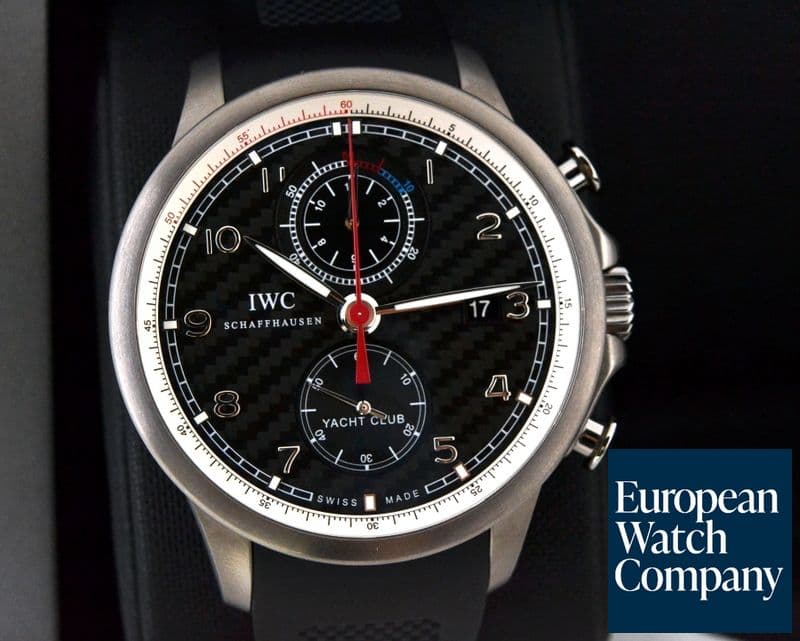 Image of IWC IWC Portuguese Yacht Club Flyback Titanium Carbon Fiber Dial 