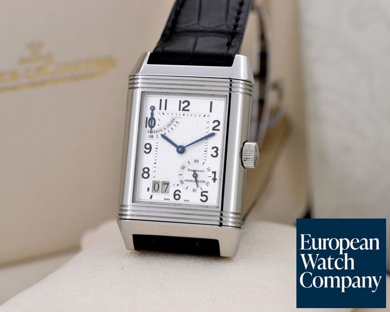Image of Jaeger LeCoultre Grande Date Reverso SS / Alligator 
