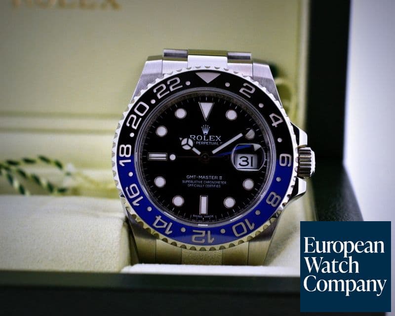Image of Rolex GMT Master II Ceramic Black & Blue SS 