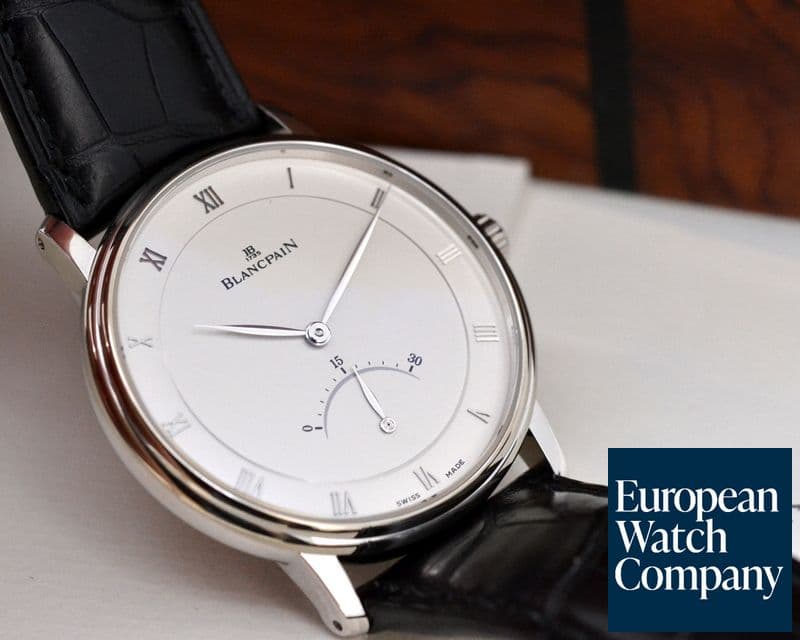 Image of Blancpain Villeret Retrograde Seconds 18K White Gold 