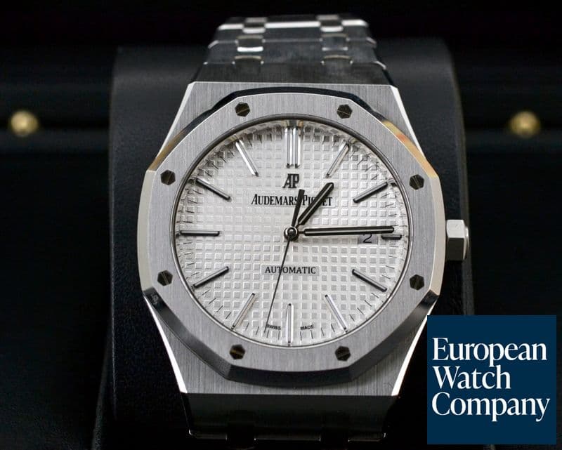 Image of Audemars Piguet Royal Oak White Dial SS / SS 