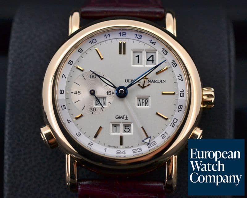 Image of Ulysse Nardin Perpetual Calendar GMT +/- 18K Rose 38.5MM