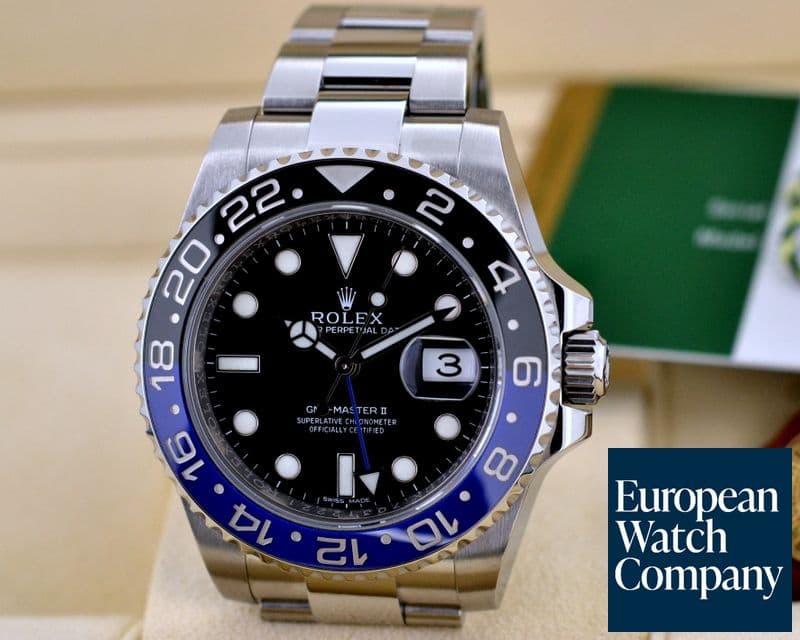 Image of Rolex GMT Master II Ceramic Black & Blue SS 