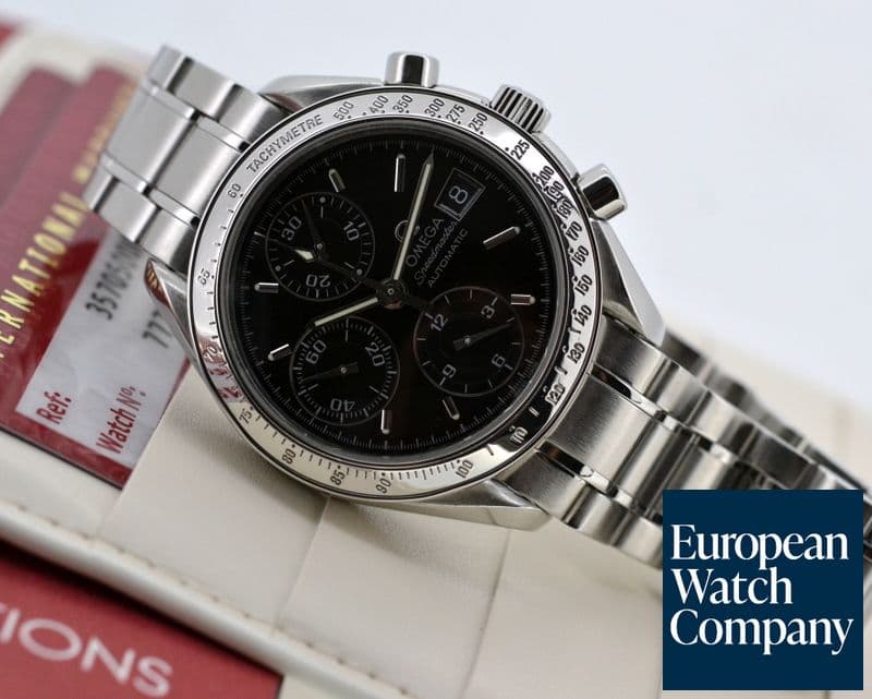 Image of Omega Speedmaster Chronograph Black Dial SS